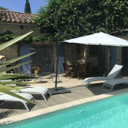 Maison De Plain Pied Pour 4 Pers Piscine Lussan Lussan  Zewnętrze zdjęcie