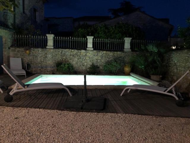 Maison De Plain Pied Pour 4 Pers Piscine Lussan Lussan  Zewnętrze zdjęcie
