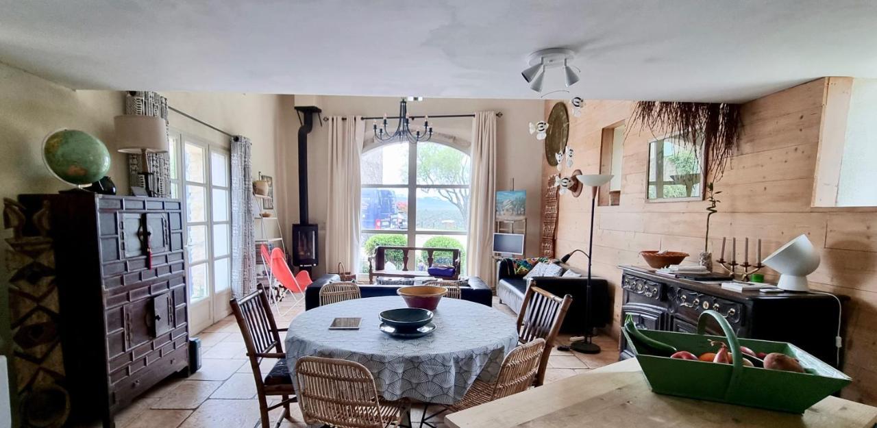 Maison De Plain Pied Pour 4 Pers Piscine Lussan Lussan  Zewnętrze zdjęcie
